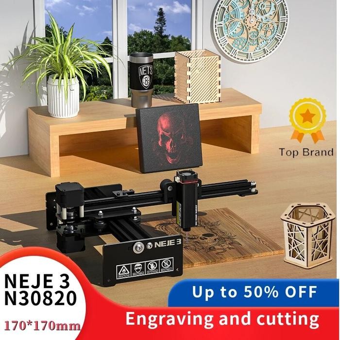 NEJE 3 40W N30820 Laser Engraver 5.5-7.5W Output CNC Laser Cutter /