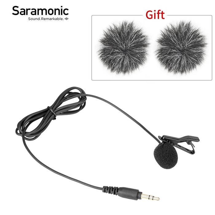 Saramonic SR-M1 3.5mm TRS Professional Condenser Lavalier Lapel
