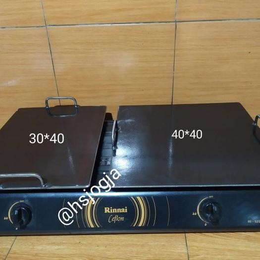 PREMIUM wajan roti bakar kebab burger martabak wajan datar baja hitam tebal