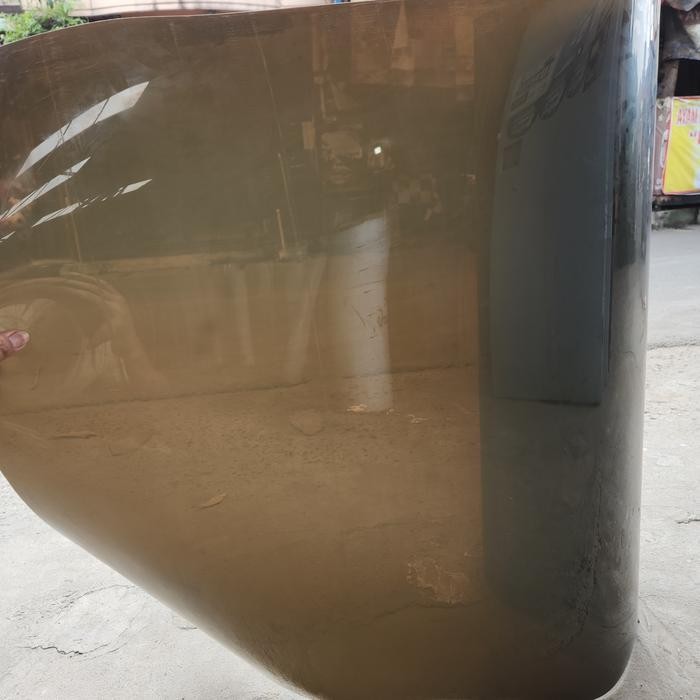 Fiber Pagar / Penutup Pagar Motif Polos KANOPLAS Tebal 1.3mm tinggi 1M