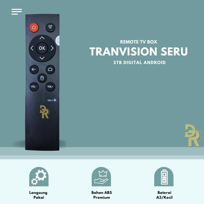 Tanpa Setting Remot Remote Android TV Box Transvision Xtreamer SERU / stb smart BOX
