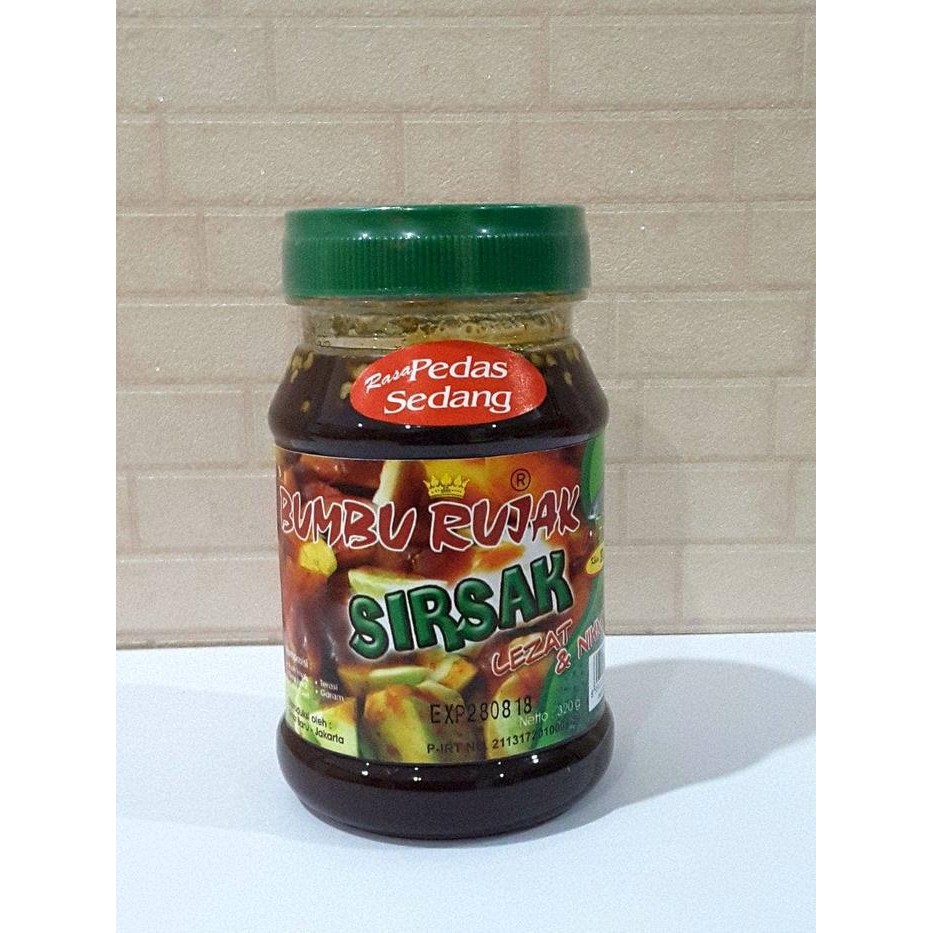 

New Bumbu Rujak Sirsak - Pedas Sedang Cap Jurung Khas Binjai