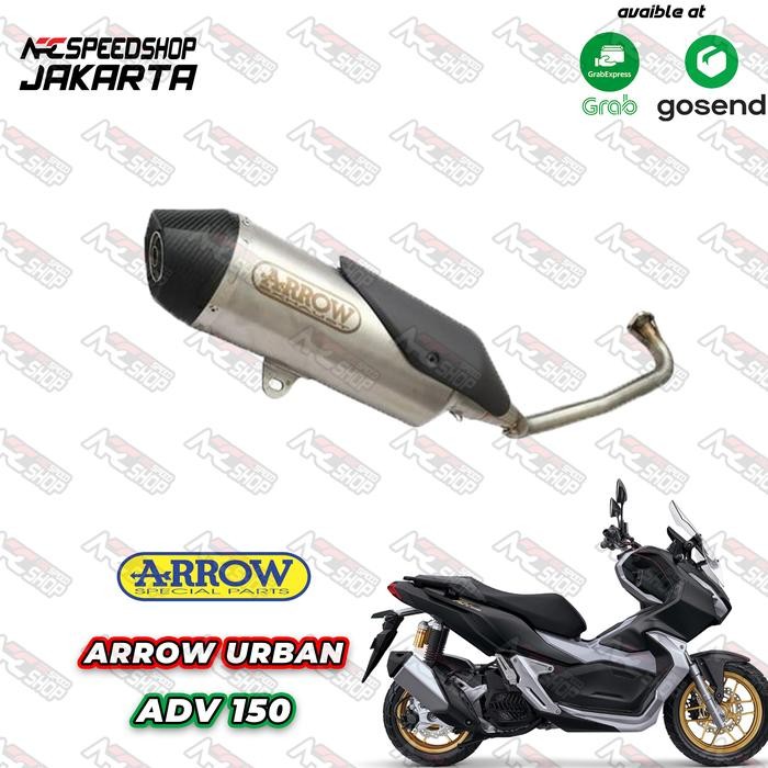 KNALPOT KENALPOT MOTOR ARROW EXHAUST URBAN ADV150 FULLSYSTEM Motorcycle terlaris