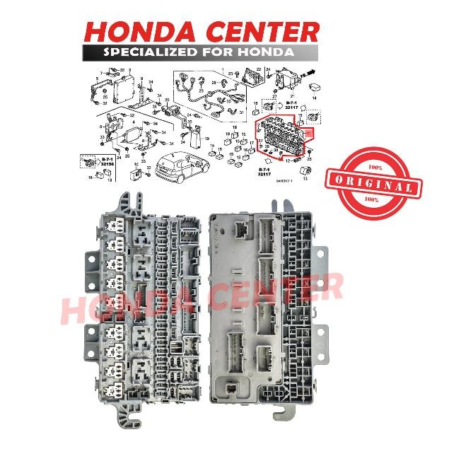 Fuse Box Bok Sekring Sikring Bcm Honda Jazz Gd3 2004 2005 2006 2007 2008