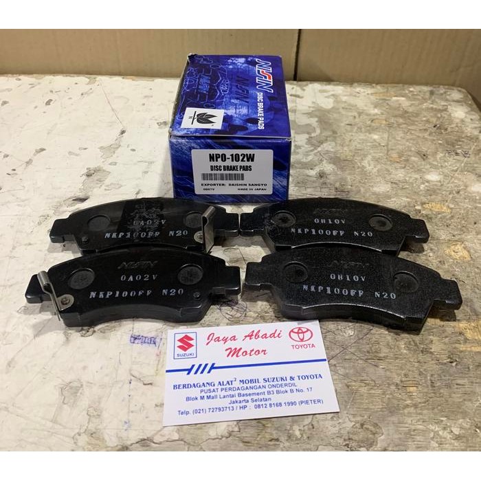 Kampas Rem Depan Jazz Old, Brio, Genio, Estilo Nissin Japan