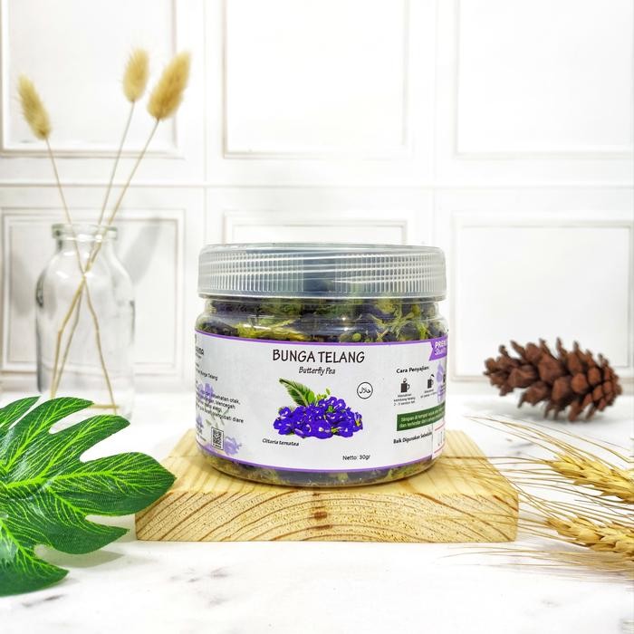 

PREMIUM Bunga Telang Kembang Teleng Blue Pea Kering 50gr