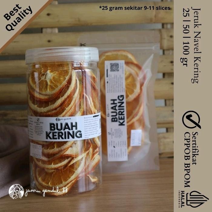 

PREMIUM Dried Navel Orange - Jeruk Navel Iris Kering