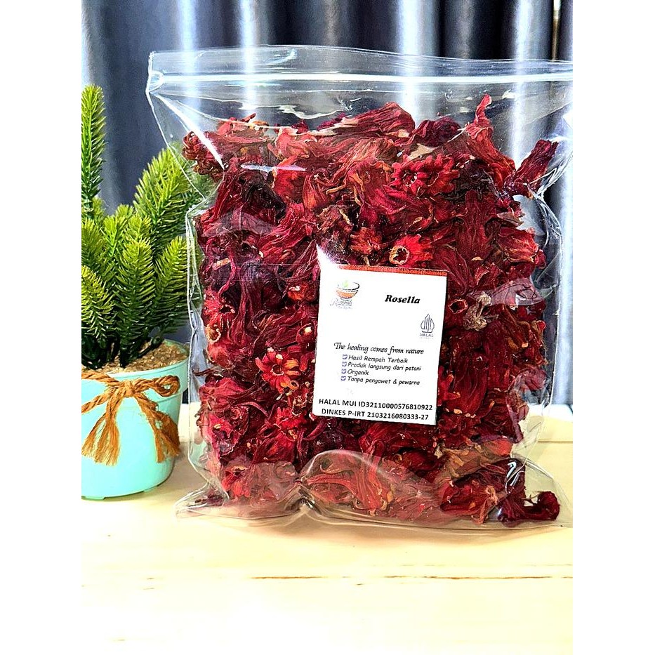 

PREMIUM Bunga Rosella Merah Kering 500 Gram Premium