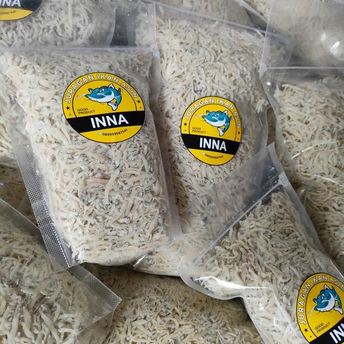 

PREMIUM Teri nasi medan/teri putih asin 500gram Kering