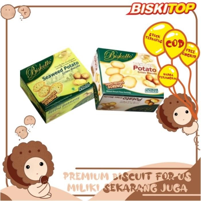 

PREMIUM BISKITOP - POTATO CRISPY BOX 400g Biskuit Kue Kering kentang