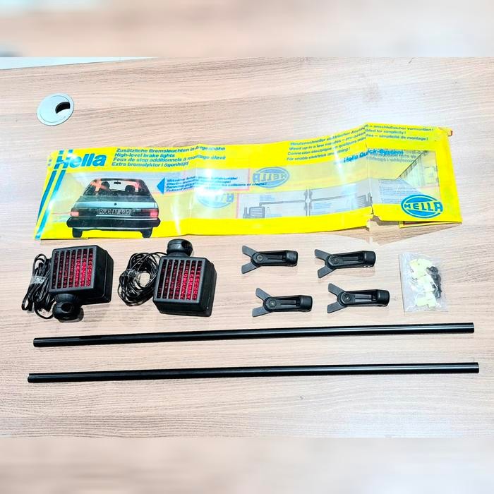 PREMIUM Hella tiang NOS lampu brake fog lamp bosch piaa ipf koito klasik classic vintage ori