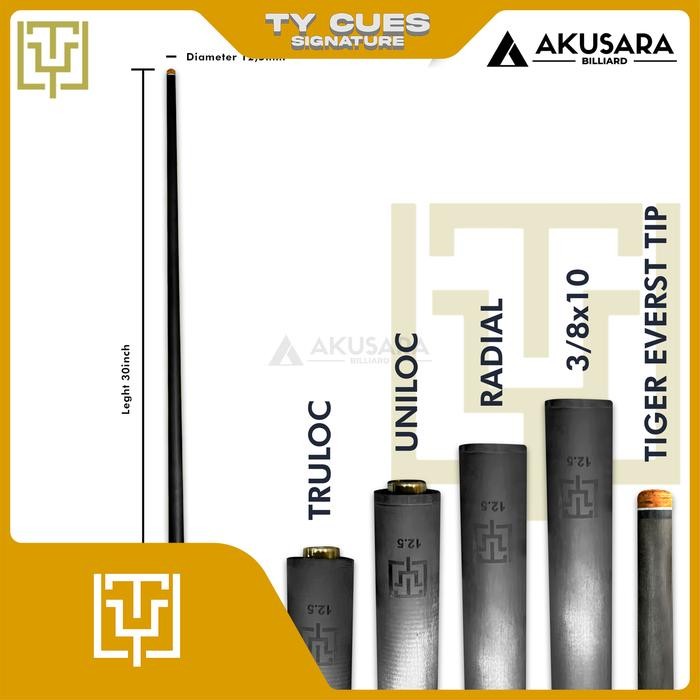 Shaft Fury TY Shaft Carbon Diameter 12.5 New Low Deflection Shaft