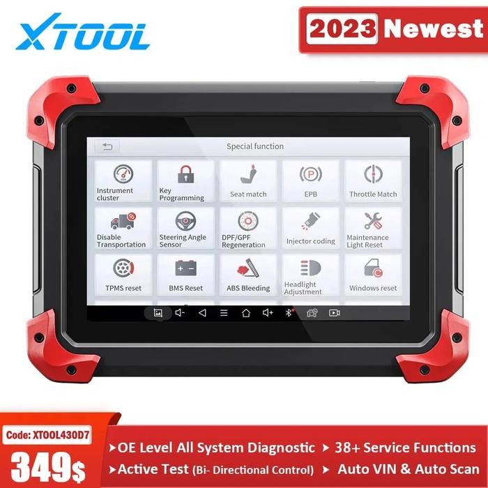 XTOOL D7 Car Diagnostic Tools Automotive OBD OBD2 Scanner Active Test