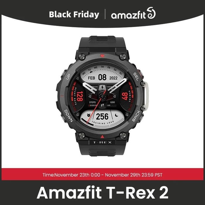 New Amazfit T Rex 2 Outdoor GPS Smartwatch T-Rex 2 Dual Band Route