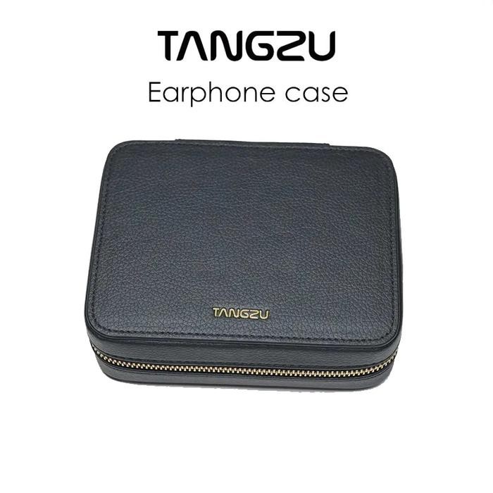 TangZu PU Zipper Digital Earphone Earbud HiFi Cable Products Storage