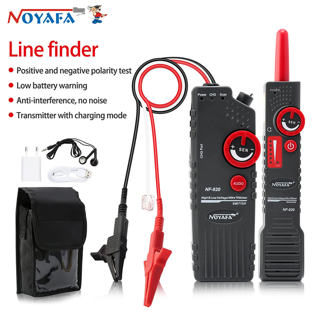 NOYAFA NF-820 Underground Cable Locator Wire Tracker Network Tester