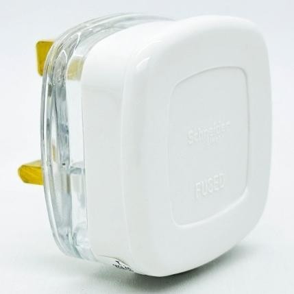 Steker Ac Clipsal Schneider Kaki 3 Pin Plug 13 Ampere Ep13 S-Classic + Fuse