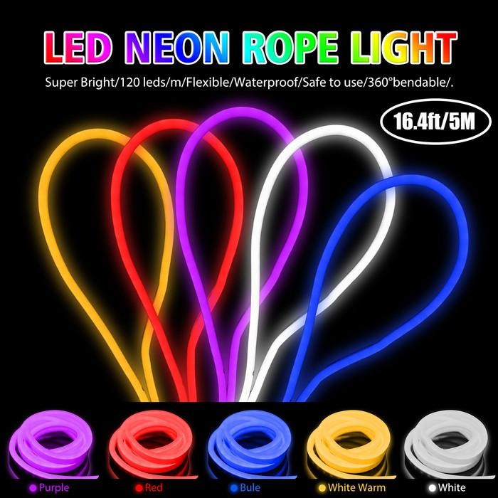 Lampu Huruf Led Neon Selang Flex Led Strip Flexible Fleksibel Sign
