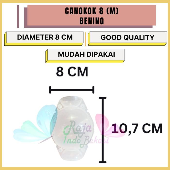 [Sp] Ori Bola Cangkok Plastik Uk M 8 Cm Gol Cangkok Bibit Pohon Mangga