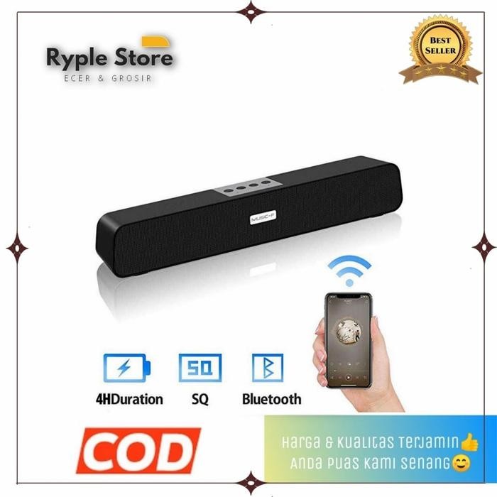 Speaker Bluoth Wireless A12/A13 Soundbar Hi Quality Super Bass