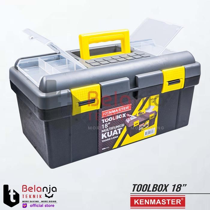Kenmaster Tool Box 18 Inch Tempat Perkakas Toolkit Tool Box 18"
