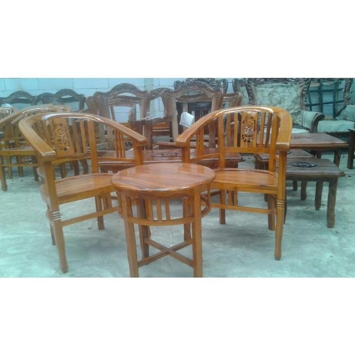 KURSI TERAS JATI KURSI JATI BETAWI BANGKU JATI BETAWI KURSI TAMU JATI