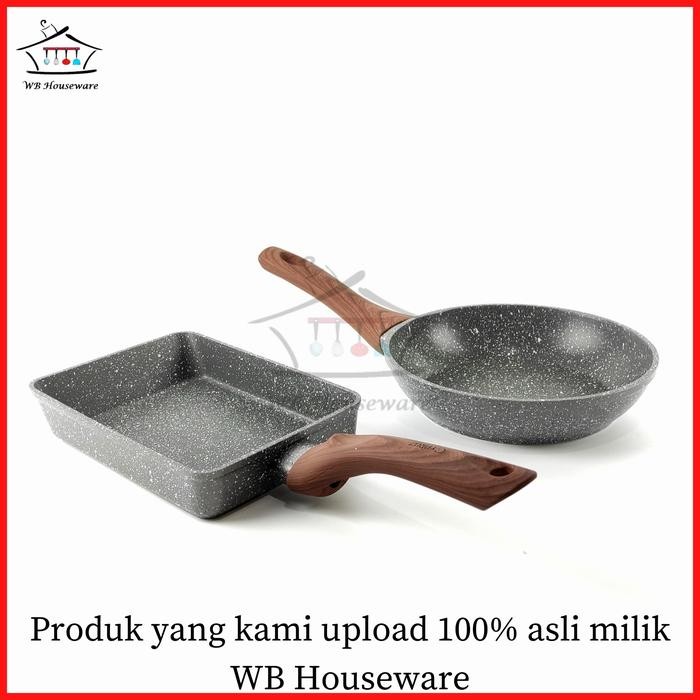 CYPRUZ Fry pan tamagoyaki marble / omelette pan / wajan omlet