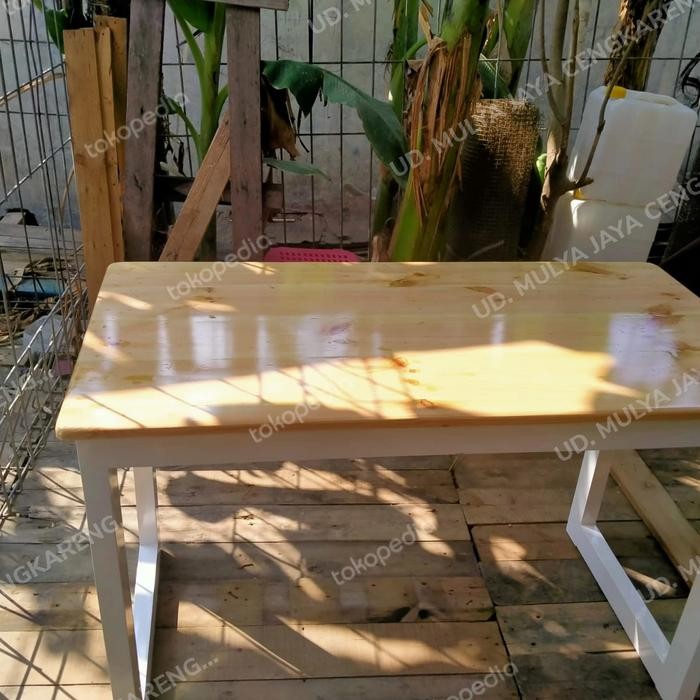 Meja Model U 120 X 60 X 75 Jati Belanda