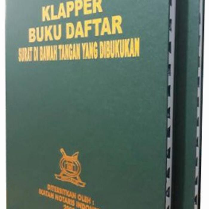 

TERLARIS KLAPPER BUKU DAFTAR SURAT DIBAWAH TANGAN YG DI BUKUKAN/WARMERKING READY
