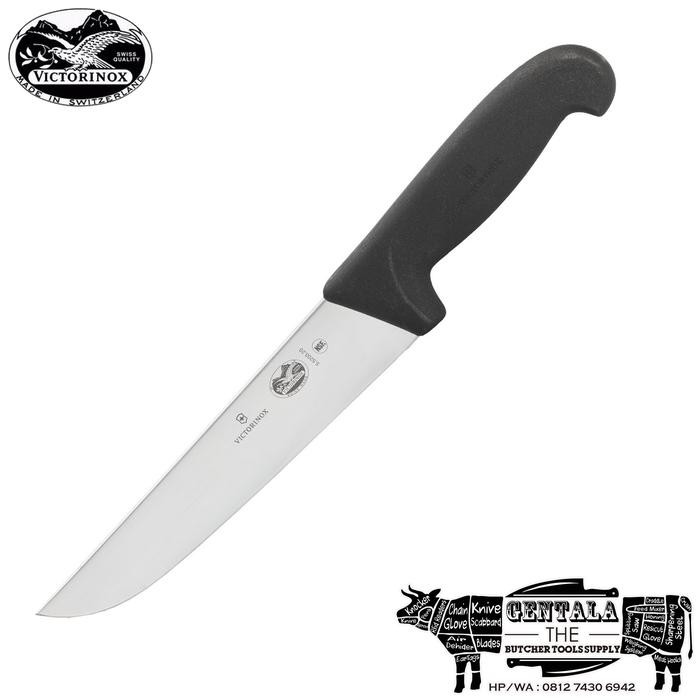 Terlaris Pisau Butcher/Sembelih Victorinox 20Cm Straight, Fibrox