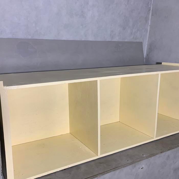 AKFURNIT BENCH STORAGE Kayu Minimalis Kursi Panjang Tanpa Spons