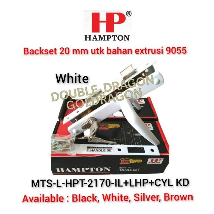 Mantab Kunci Handle Set Hampton Pintu Aluminium Komplit