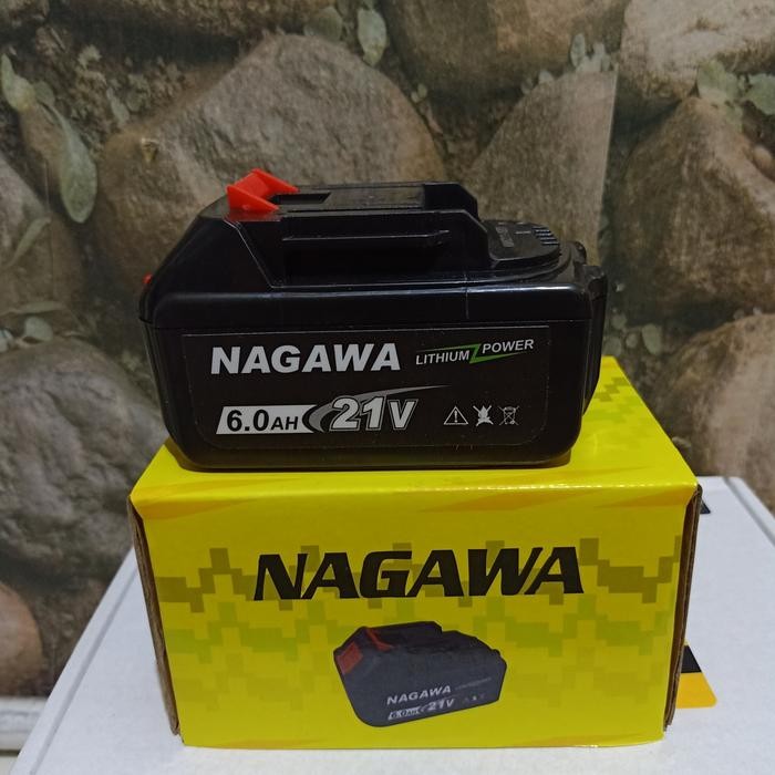 Baterai Battery 6.0Ah Mesin Bor Cordless Nagawa Socket Lxt Makita 6Ah