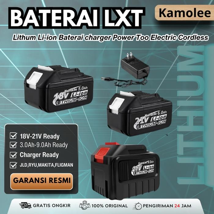 Battery Gerinda Cordless-Kamolee-Lithium Ion-Circular Impact Wrench