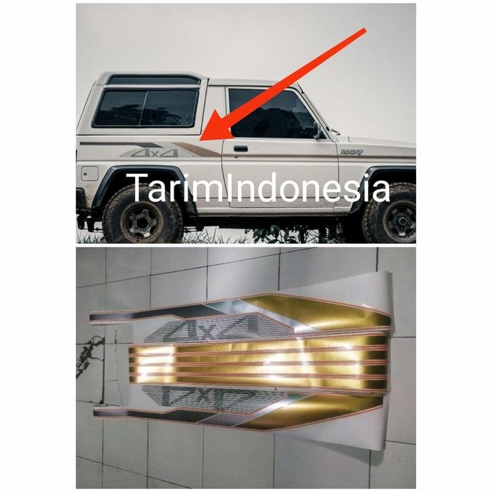 STRIPING STIKER TAFT 4X4 / LIST BODY DAIHATSU TAFT 4X4 HILINE ROCKY