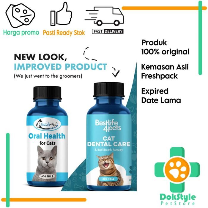 BEST LIFE 4PETS ORAL HEALTH CAT OBAT KARANG GIGI KUCING