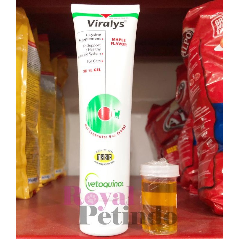VETOQUINOL VIRALYS SUPLEMEN IMUN NAFSU MAKAN KUCING SHAREPACK / REPACK