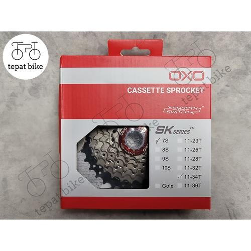 Sproket OXO 7 Speed 34T / Sprocket OXO 7 Speed 11 - 34T Cassette