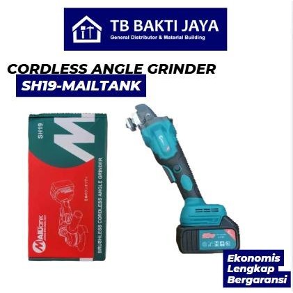 Mesin Gerinda Baterai Sh19 / Angle Grinder Cordless Mailtank