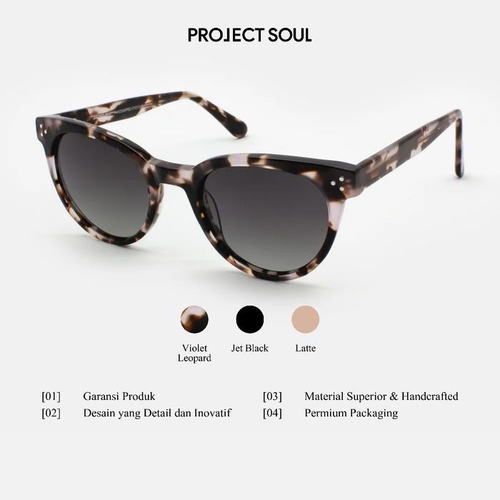 HRG DISKON Project Soul - Carmen Sunglasses Polarized UV-protection Kacamata hitam Pria Unisex