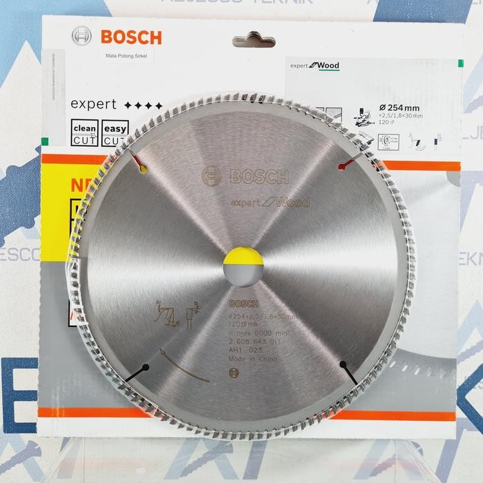 Bosch Mata Gergaji Kayu 10 Inch 120T Circular Saw Blade