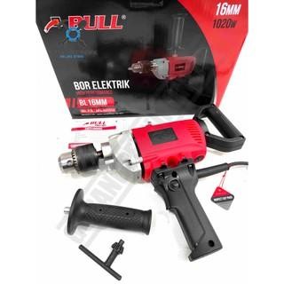 Mesin Bor Tangan 16Mm Bull Bl16Mm / Mesin Bor Besi Listrik 16Mm Bl-16 / Elektrik Drill 16Mm Bl 16 Mm