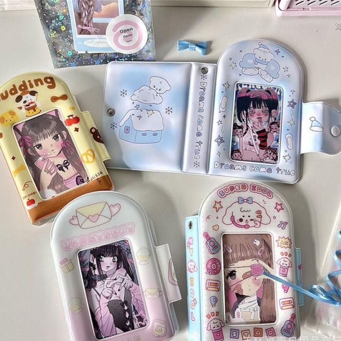 

SALE TERHOTT PC CARD STORAGE / CUTE PUPPY PHOTO ALBUM KOREAN IDOLA JEPANG MENGEJAR PENYIMPANAN ALBUM