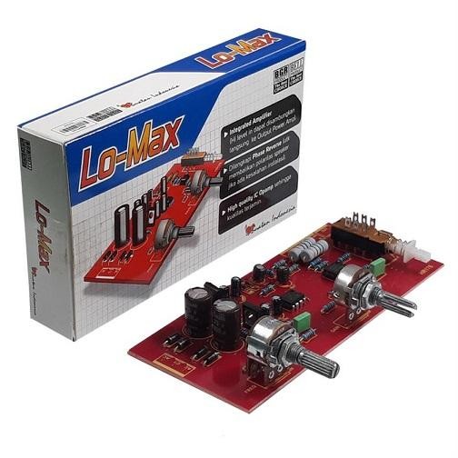 Kit Crossover Aktif Subwoofer Lo-Max 2075 Tl-072 / Ne 5532 / Lm 4558 Bell Tone Control Bass