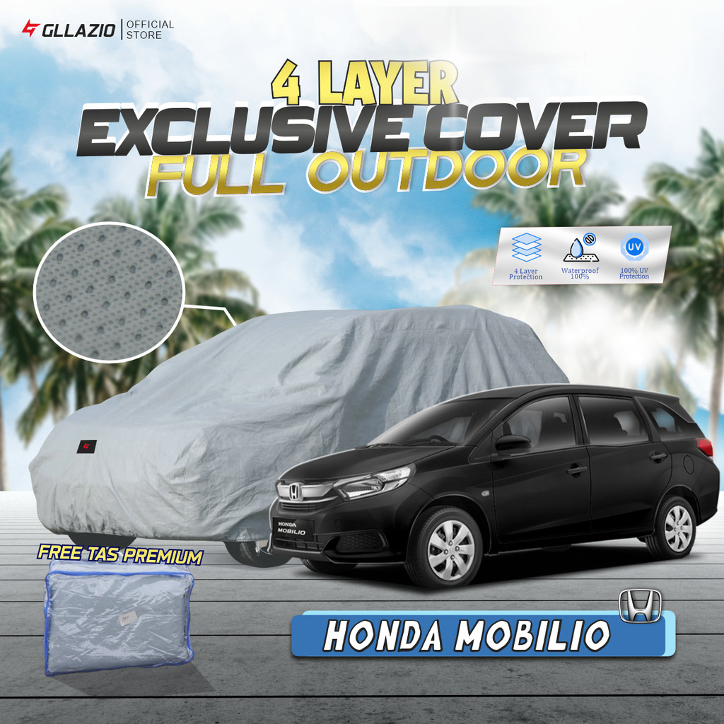 Cover Mobil Mobilio 4 Lapis – Anti Air, Debu & Panas | Cover Mobil Outdoor