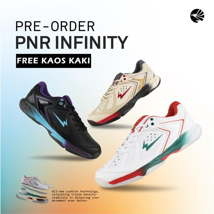 Sepatu Badminton Eagle PNR Infinity Original Sepatu Bulu Tangkis Eagle PNR Sport