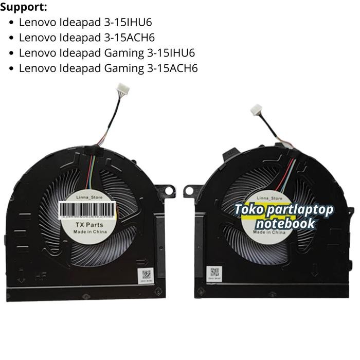 Kipas Fan Internal Lnovo Ideapad Gaming 3-15ACH6 15IHU6 new