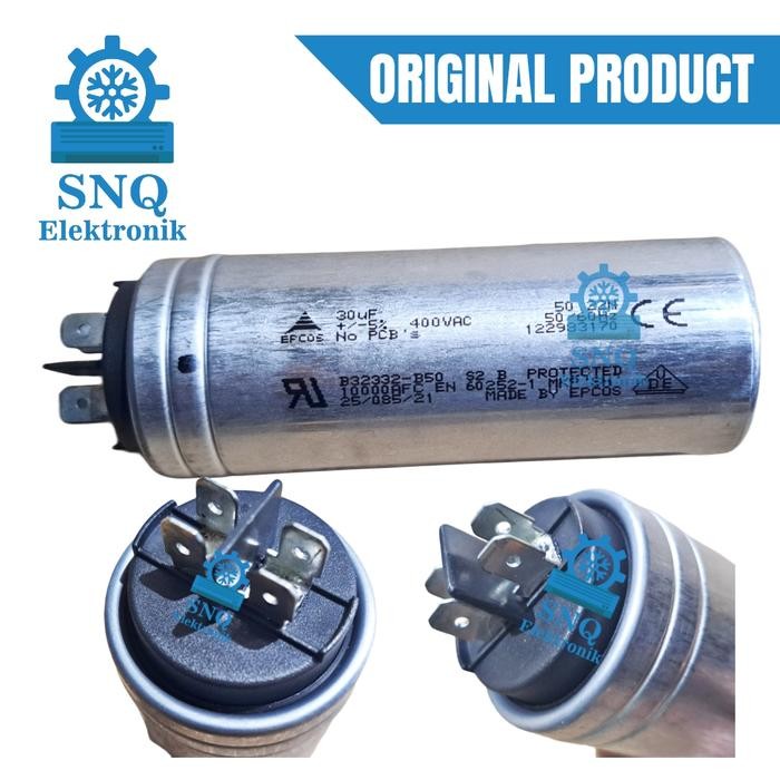 Kapasitor ac panasonic 1 PK original 30 uf/Capasitor ORI ac panasonic