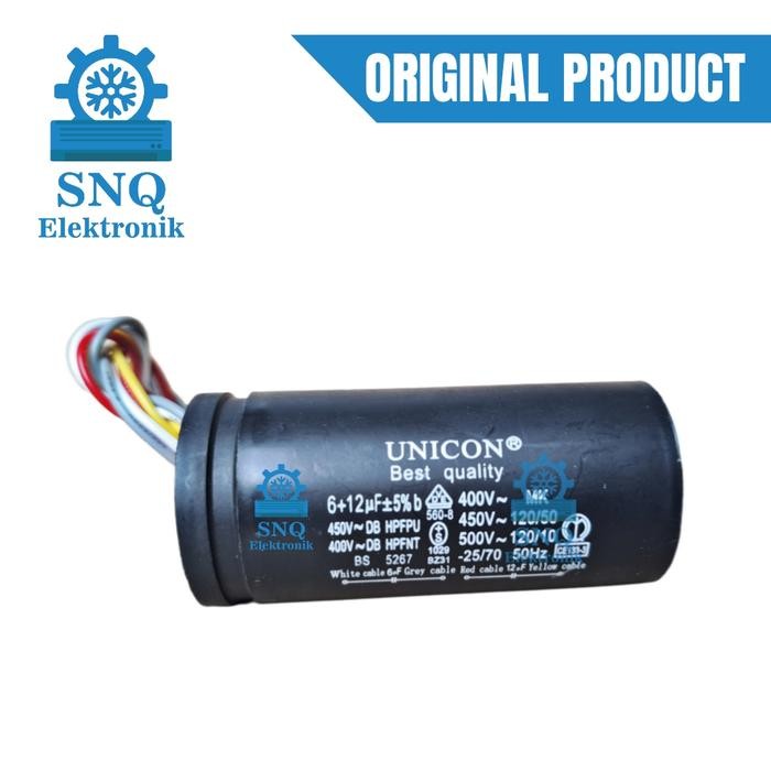 Kapasitor mesin cuci aqua dua tabung - Capasitor mesin cuci 2 tabung aqua 7kg 9kg ,12kg, 14kg dll