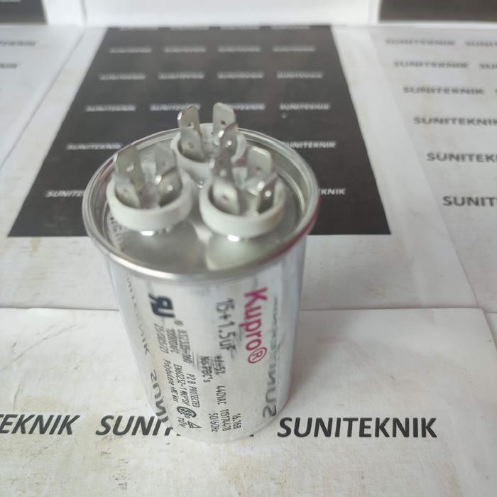 KAPASITOR AC 15UF / 15+1.5UF / 15+2UF - KAPASITOR AC 1/2 PK